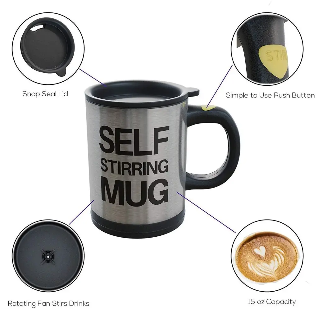 Self Stirring Coffee Mug Cup